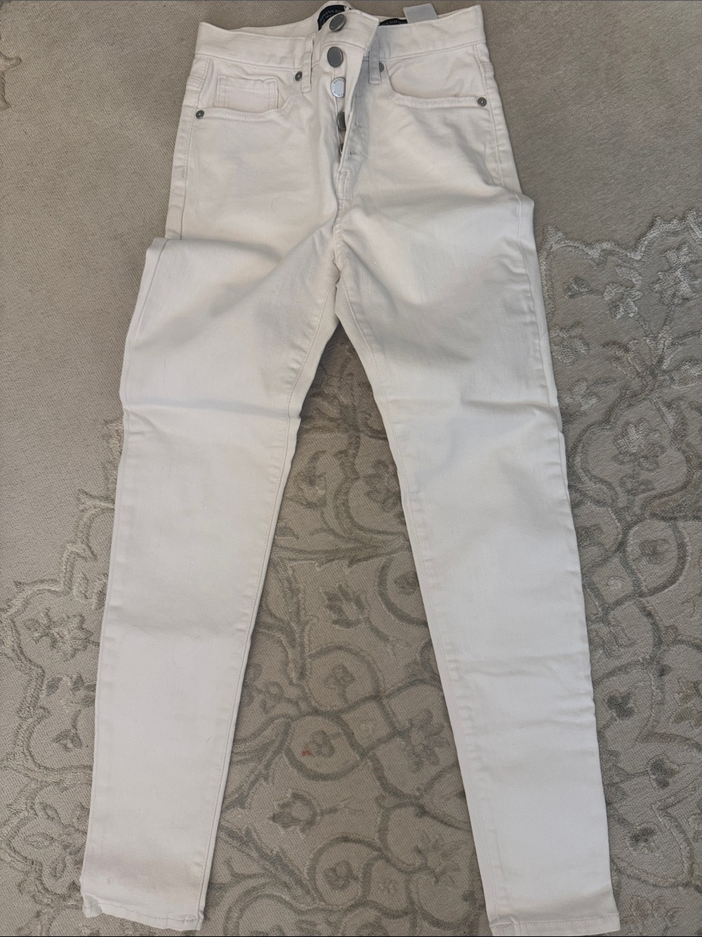Banana Republic White Skinny Pants